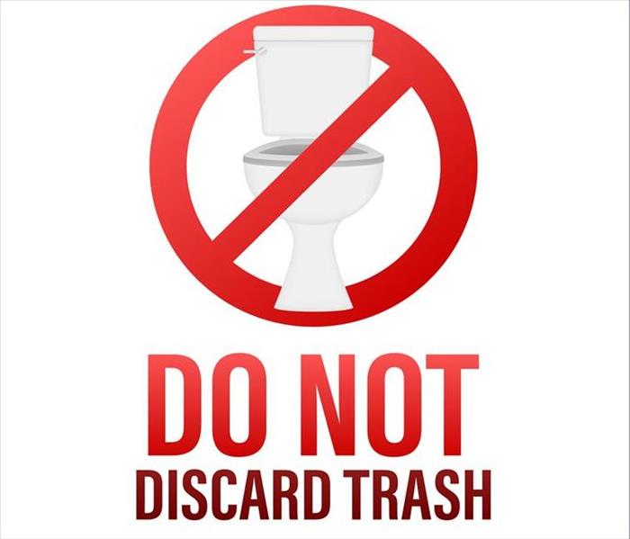 Do Not Discard Trash Sign.